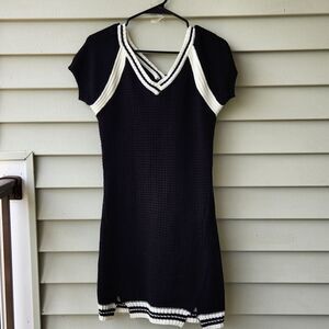 Athletic v neck sweater dress made for me to size s